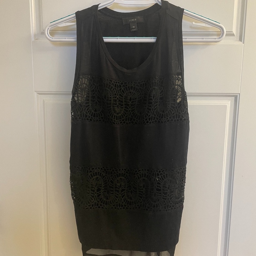 Black cotton tank